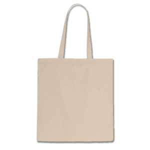 Totebag blanca personalizable.